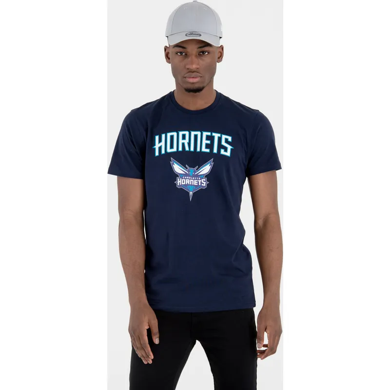 t-paidat-lyhythihainen-laivastonsininen-charlotte-hornets-nba-new-era