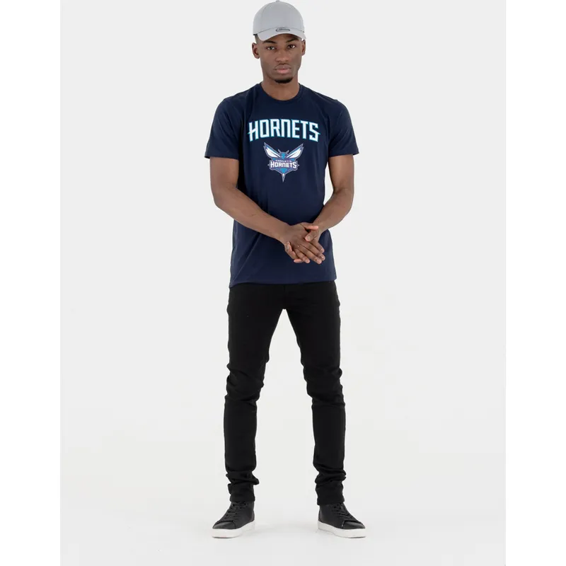 t-paidat-lyhythihainen-laivastonsininen-charlotte-hornets-nba-new-era