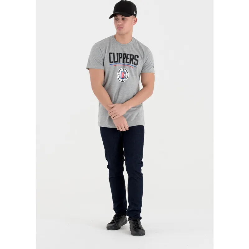 t-paidat-lyhythihainen-harmaa-los-angeles-clippers-nba-new-era