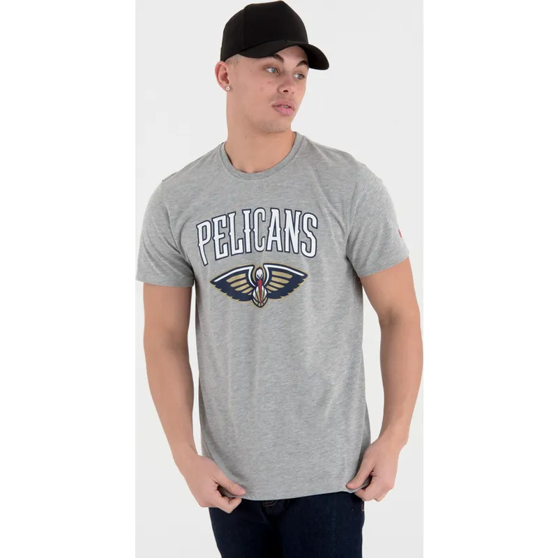 t-paidat-lyhythihainen-harmaa-new-orleans-pelicans-nba-new-era