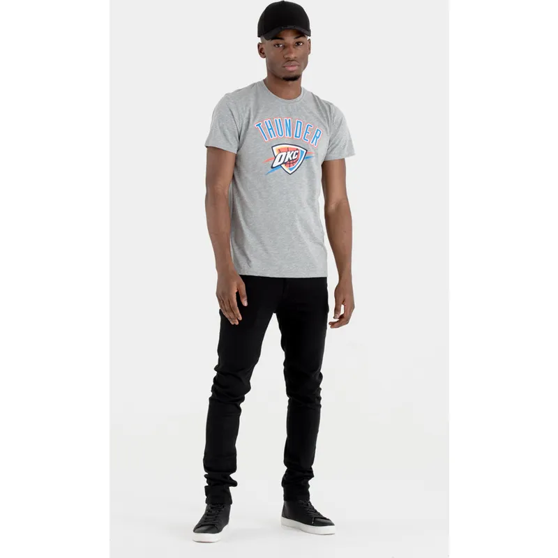 t-paidat-lyhythihainen-harmaa-oklahoma-city-thunder-nba-new-era