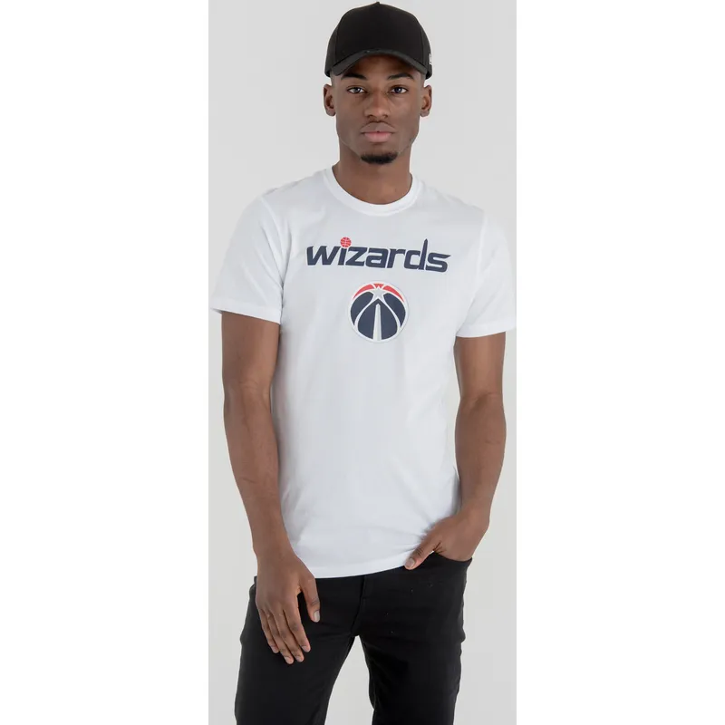 t-paidat-lyhythihainen-valkoinen-washington-wizards-nba-new-era