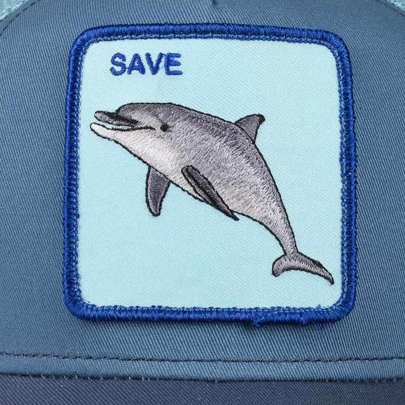 lippikset-kaareva-rekka-sininen-snapback-save-us-the-farm-goorin-bros