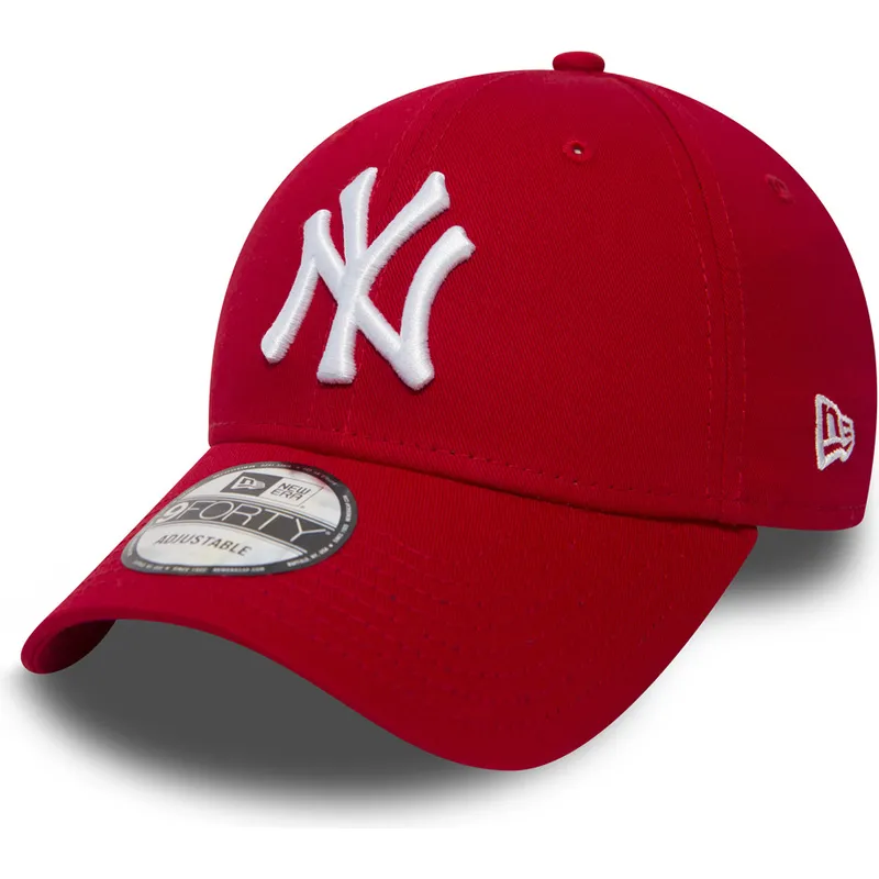 cap-kaareva-red-adjustable-strap-9forty-essential-new-york-yankees-mlb-new-era cap-kaareva-red-adjustable-strap-9forty-essential-new-york-yankees-mlb-new-era