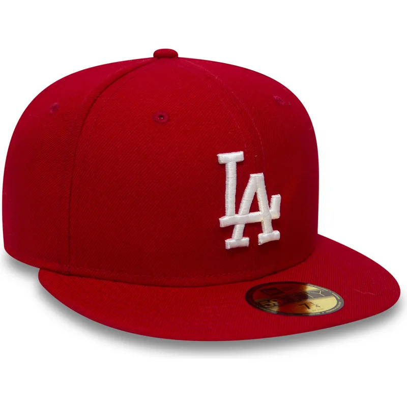 lippikset-littea-punainen-istuva-59fifty-essential-los-angeles-dodgers-mlb-new-era