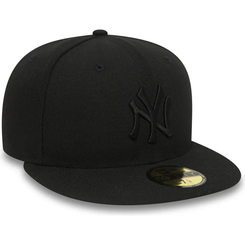 cap-littea-black-ajustada-59fifty-black-on-black-new-york-yankees-mlb-new-era cap-littea-black-ajustada-59fifty-black-on-black-new-york-yankees-mlb-new-era