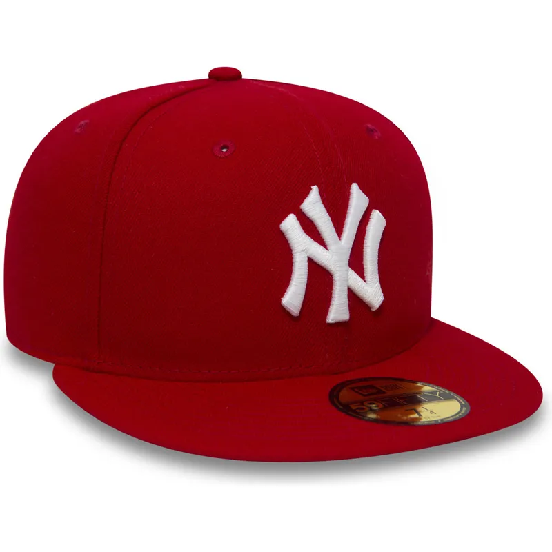 lippikset-littea-punainen-istuva-59fifty-essential-new-york-yankees-mlb-new-era
