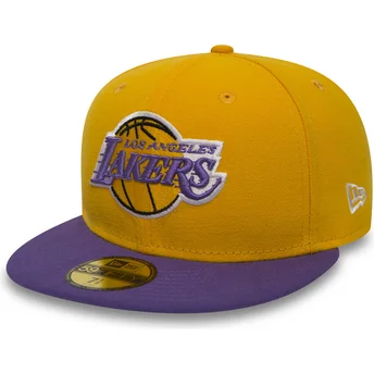 lippikset-littea-keltainen-istuva-59fifty-essential-los-angeles-lakers-nba-new-era