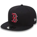 lippikset-littea-laivastonsininen-snapback-ajustable-9fifty-essential-boston-red-sox-mlb-new-era