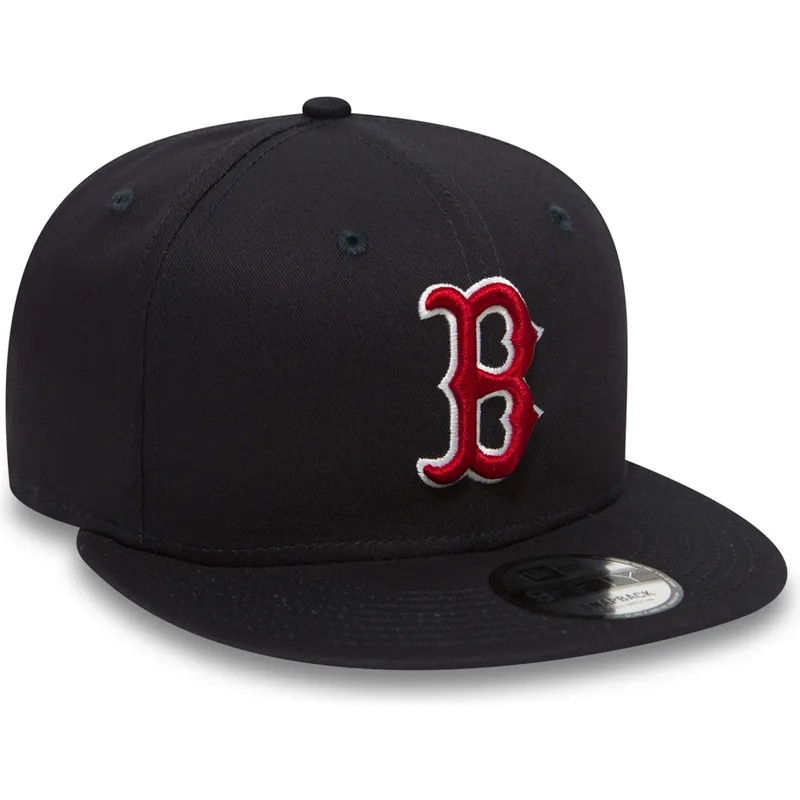 lippikset-littea-laivastonsininen-snapback-ajustable-9fifty-essential-boston-red-sox-mlb-new-era