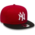 lippikset-littea-punainen-snapback-ajustable-9fifty-cotton-block-new-york-yankees-mlb-new-era
