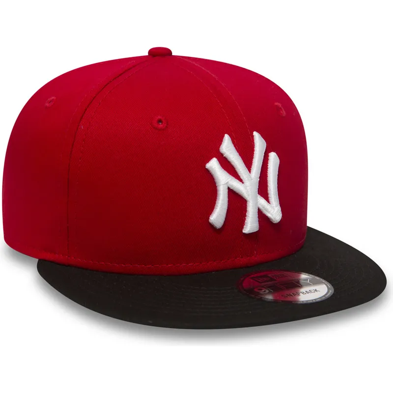 lippikset-littea-punainen-snapback-ajustable-9fifty-cotton-block-new-york-yankees-mlb-new-era