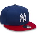 new-era-flat-brim-9fifty-cotton-block-new-york-yankees-mlb-blue-snapback-cap