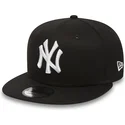 lippikset-littea-musta-snapback-ajustable-9fifty-white-on-black-new-york-yankees-mlb-new-era