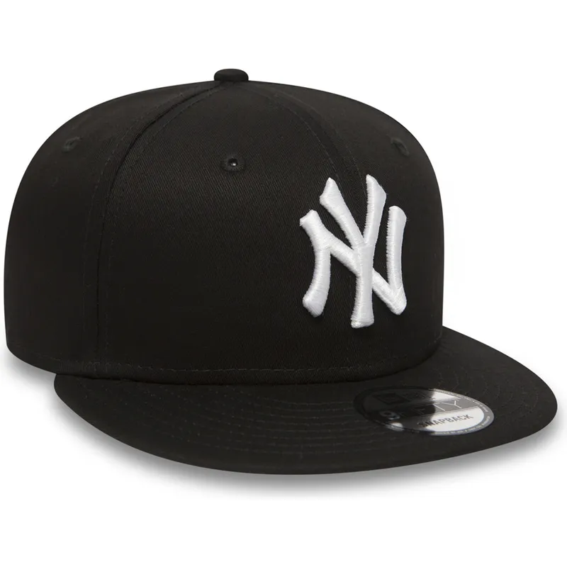 lippikset-littea-musta-snapback-ajustable-9fifty-white-on-black-new-york-yankees-mlb-new-era