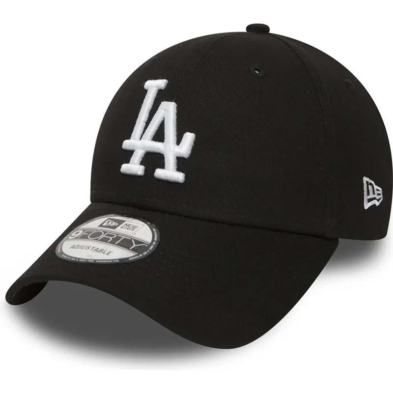 lippikset-kaareva-musta-saadettava-nauha-9forty-essential-los-angeles-dodgers-mlb-new-era