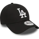 lippikset-kaareva-musta-saadettava-nauha-9forty-essential-los-angeles-dodgers-mlb-new-era