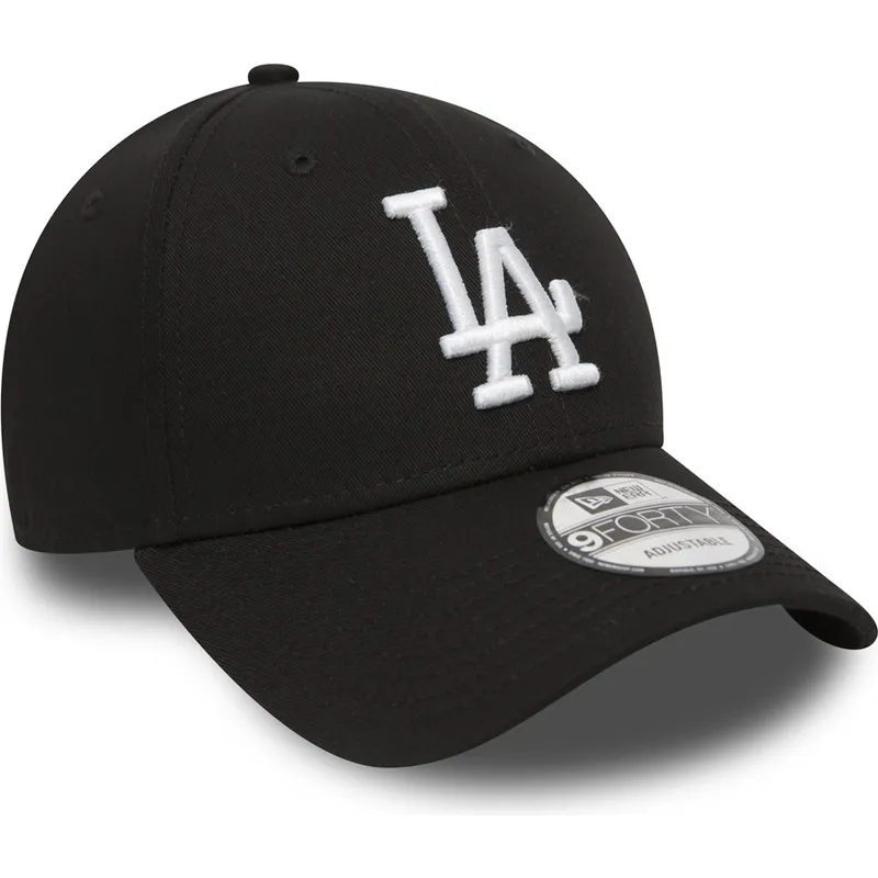 lippikset-kaareva-musta-saadettava-nauha-9forty-essential-los-angeles-dodgers-mlb-new-era
