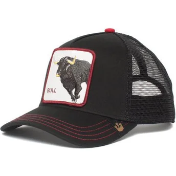 lippikset-kaareva-rekka-musta-snapback-bull-honky-the-farm-goorin-bros
