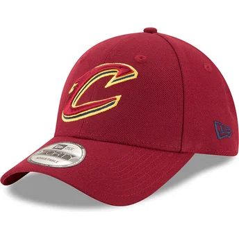 lippikset-kaareva-punainen-saadettava-nauha-9forty-the-league-cleveland-cavaliers-nba-new-era