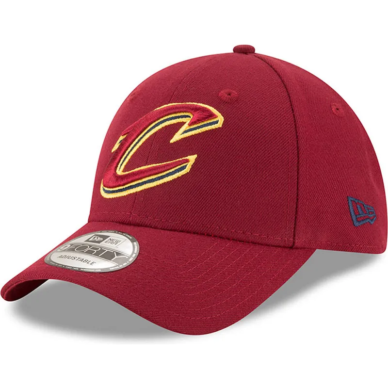 lippikset-kaareva-punainen-saadettava-nauha-9forty-the-league-cleveland-cavaliers-nba-new-era