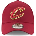 lippikset-kaareva-punainen-saadettava-nauha-9forty-the-league-cleveland-cavaliers-nba-new-era
