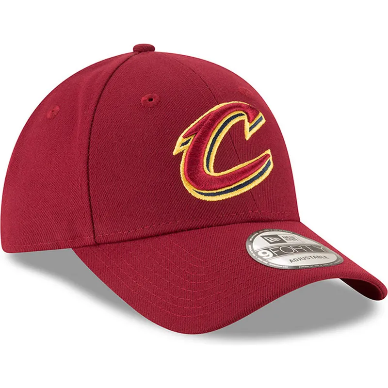 lippikset-kaareva-punainen-saadettava-nauha-9forty-the-league-cleveland-cavaliers-nba-new-era