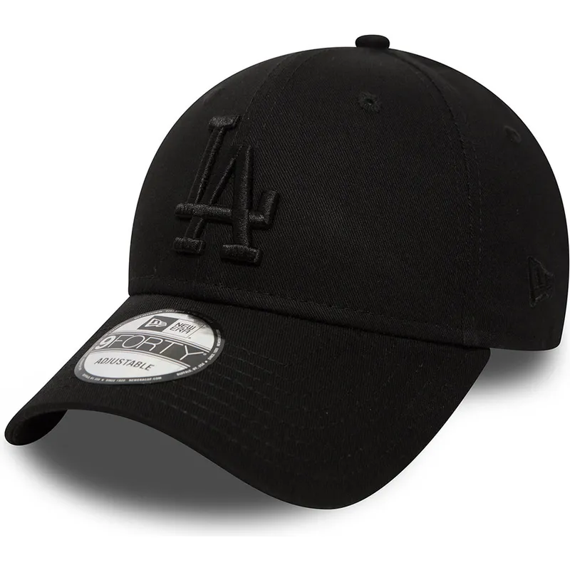 lippikset-kaareva-musta-saadettava-nauha-9forty-essential-los-angeles-dodgers-mlb-new-era