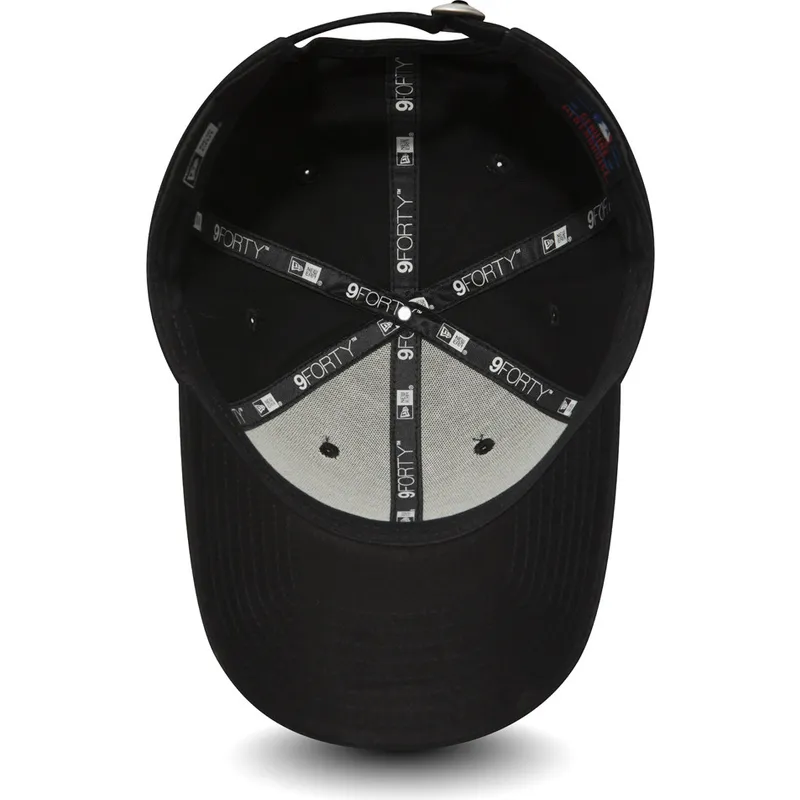 lippikset-kaareva-musta-saadettava-nauha-9forty-essential-los-angeles-dodgers-mlb-new-era