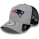lippikset-kaareva-rekka-harmaa-snapback-essential-a-frame-new-england-patriots-nfl-new-era