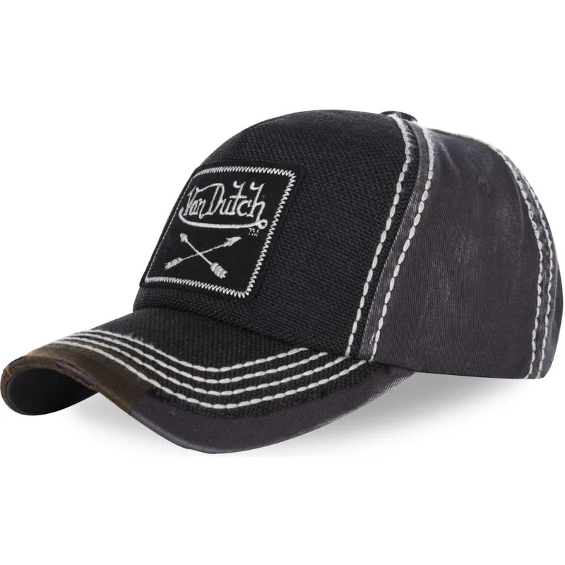 lippikset-kaareva-musta-saadettava-nauha-arrow01-von-dutch
