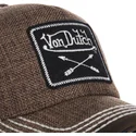 lippikset-kaareva-ruskea-saadettava-nauha-arrow02-von-dutch