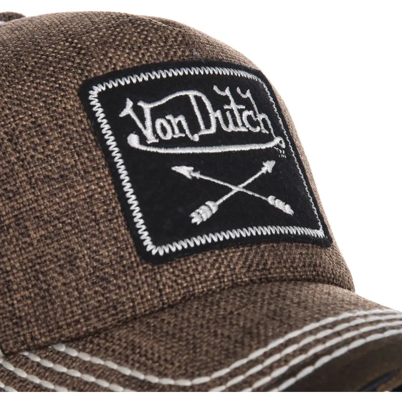 lippikset-kaareva-ruskea-saadettava-nauha-arrow02-von-dutch