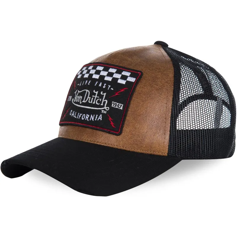 lippikset-kaareva-rekka-ruskea-snapback-grl2-von-dutch