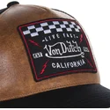 lippikset-kaareva-rekka-ruskea-snapback-grl2-von-dutch