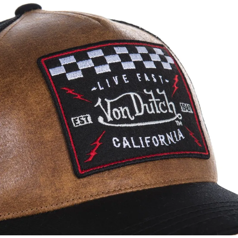 lippikset-kaareva-rekka-ruskea-snapback-grl2-von-dutch