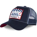 lippikset-kaareva-rekka-laivastonsininen-snapback-square5b-von-dutch
