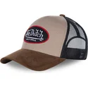lippikset-kaareva-rekka-beige-snapback-suede-von-dutch