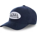 lippikset-kaareva-laivastonsininen-saadettava-nauha-suede8-von-dutch