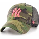 lippikset-kaareva-rekka-maastokuvio-snapback-rosa-new-york-yankees-mlb-47-brand