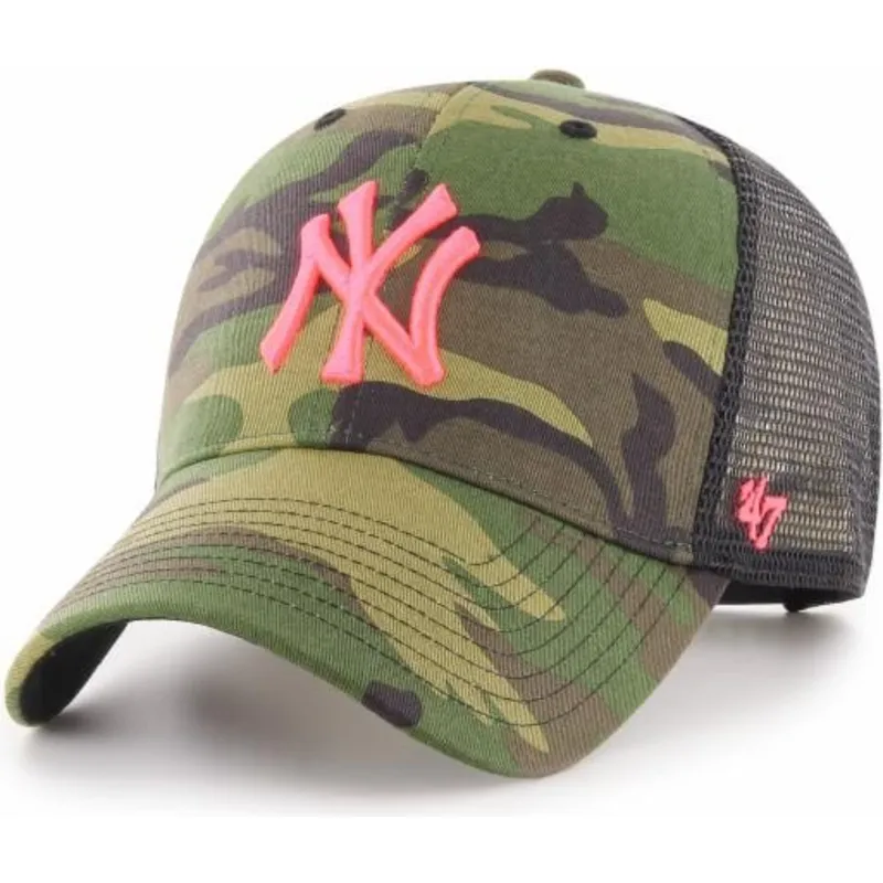lippikset-kaareva-rekka-maastokuvio-snapback-rosa-new-york-yankees-mlb-47-brand