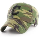 lippikset-kaareva-maastokuvio-saadettava-nauha-cleveland-indians-mlb-47-brand