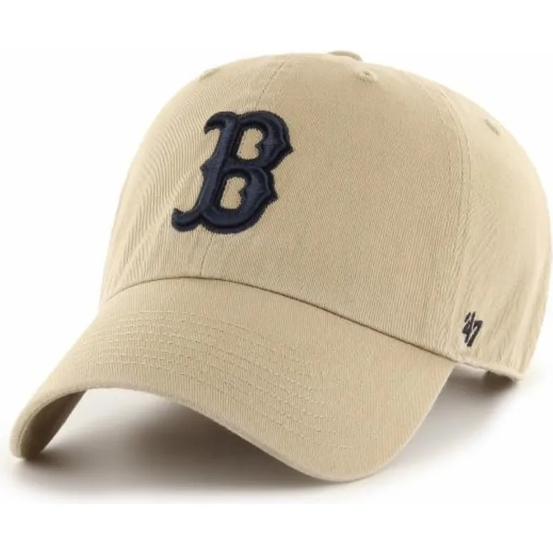 lippikset-kaareva-beige-saadettava-nauha-boston-red-sox-mlb-47-brand