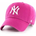 lippikset-kaareva-vaaleanpunainen-saadettava-nauha-orquidea-new-york-yankees-mlb-47-brand