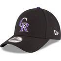 lippikset-kaareva-musta-saadettava-nauha-9forty-the-league-colorado-rockies-mlb-new-era