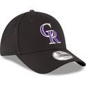 lippikset-kaareva-musta-saadettava-nauha-9forty-the-league-colorado-rockies-mlb-new-era