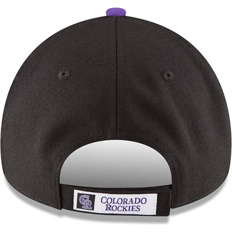 lippikset-kaareva-musta-saadettava-nauha-9forty-the-league-colorado-rockies-mlb-new-era
