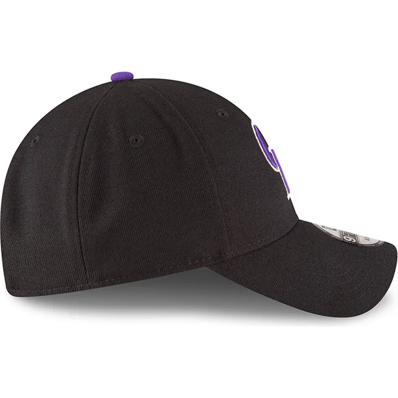 lippikset-kaareva-musta-saadettava-nauha-9forty-the-league-colorado-rockies-mlb-new-era