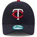 lippikset-kaareva-laivastonsininen-saadettava-nauha-9forty-the-league-minnesota-twins-mlb-new-era