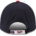 lippikset-kaareva-laivastonsininen-saadettava-nauha-9forty-the-league-minnesota-twins-mlb-new-era